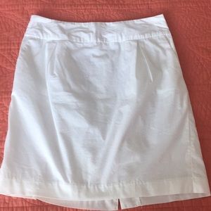 Banana Republic White Skirt